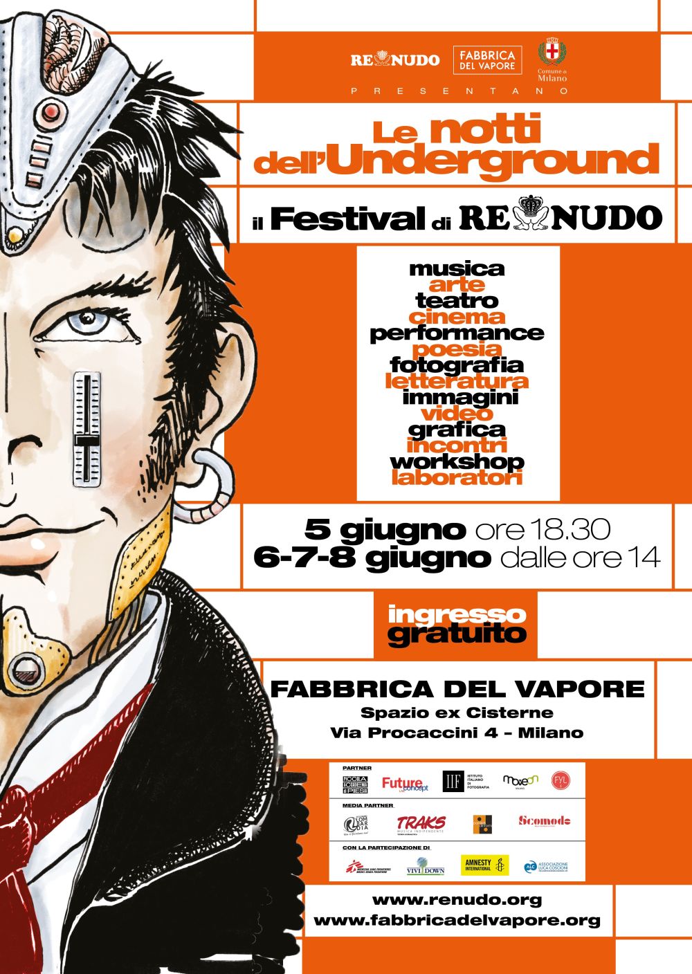 SECONDA EDIZIONE “LE NOTTI DELL’UNDERGROUND IL FESTIVAL DI RE NUDO”
