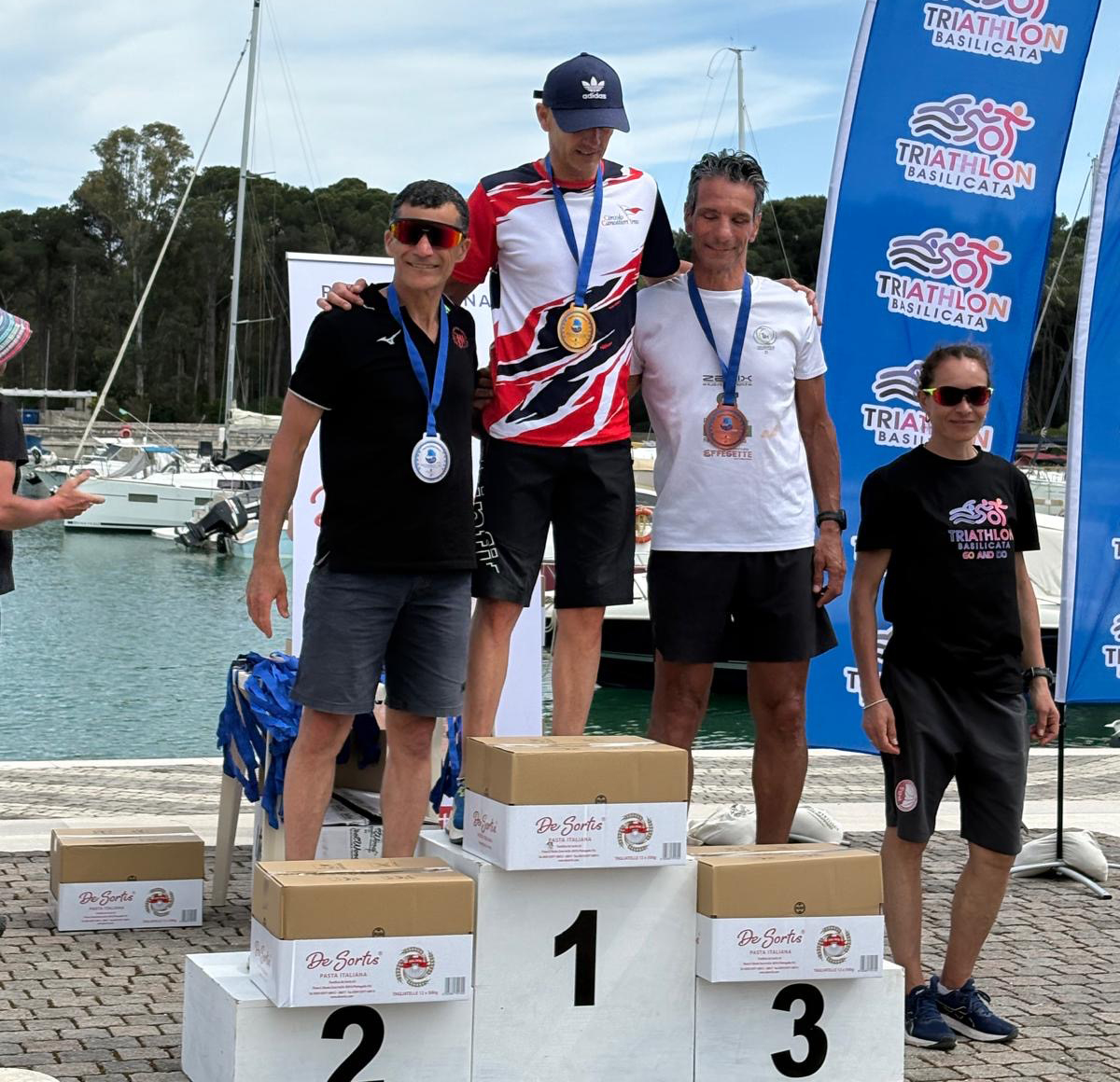 TRIATHLON OLIMPICO E SPINT DEGLI “ARGONAUTI” MICHELANGELO DI MAIO E VINCENZO ORREA SECONDI DI CATEGORIA