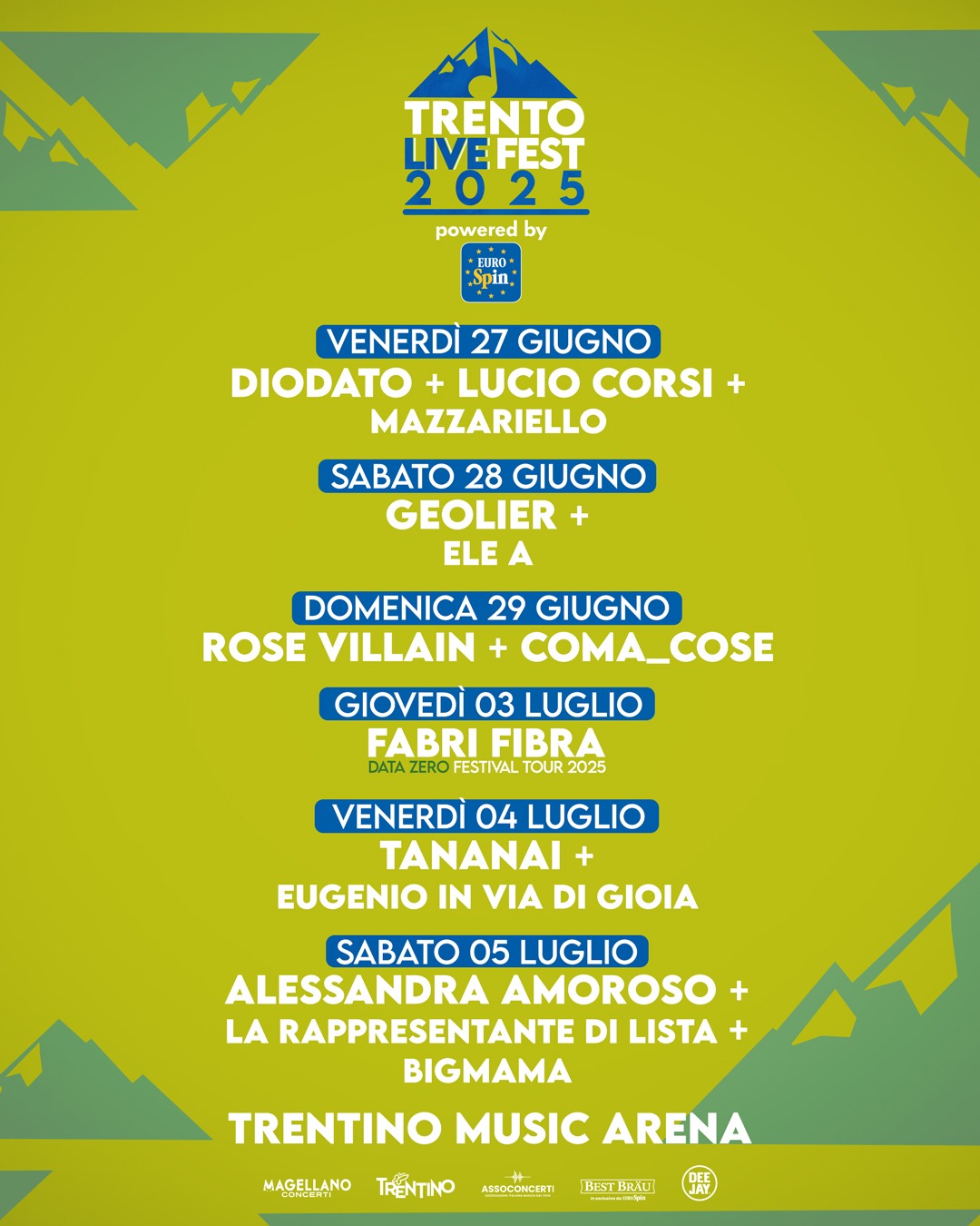 PRIMA EDIZIONE DI TRENTO LIVE FEST 2025