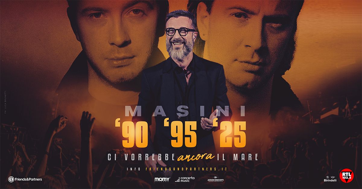 MARCO MASINI PER IL TOUR “CI VORREBBE ANCORA IL MARE” AGGIUNGE LA TAPPA DI LUCCA.