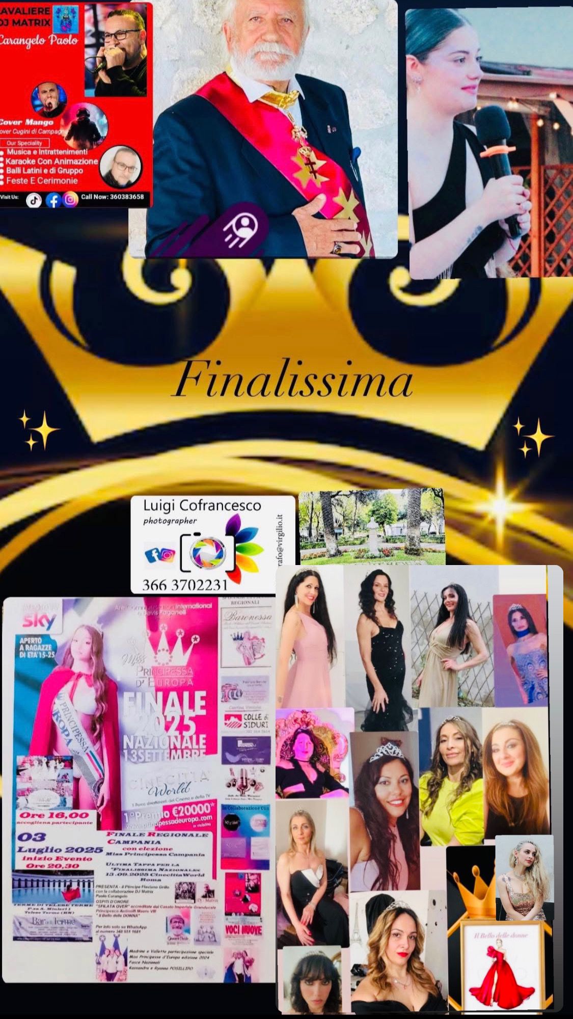 FINALE REGIONALE DEL CONTEST BEAUTY “PRINCIPESSA D’EUROPA 2025 ALLE TERME DI TELESE