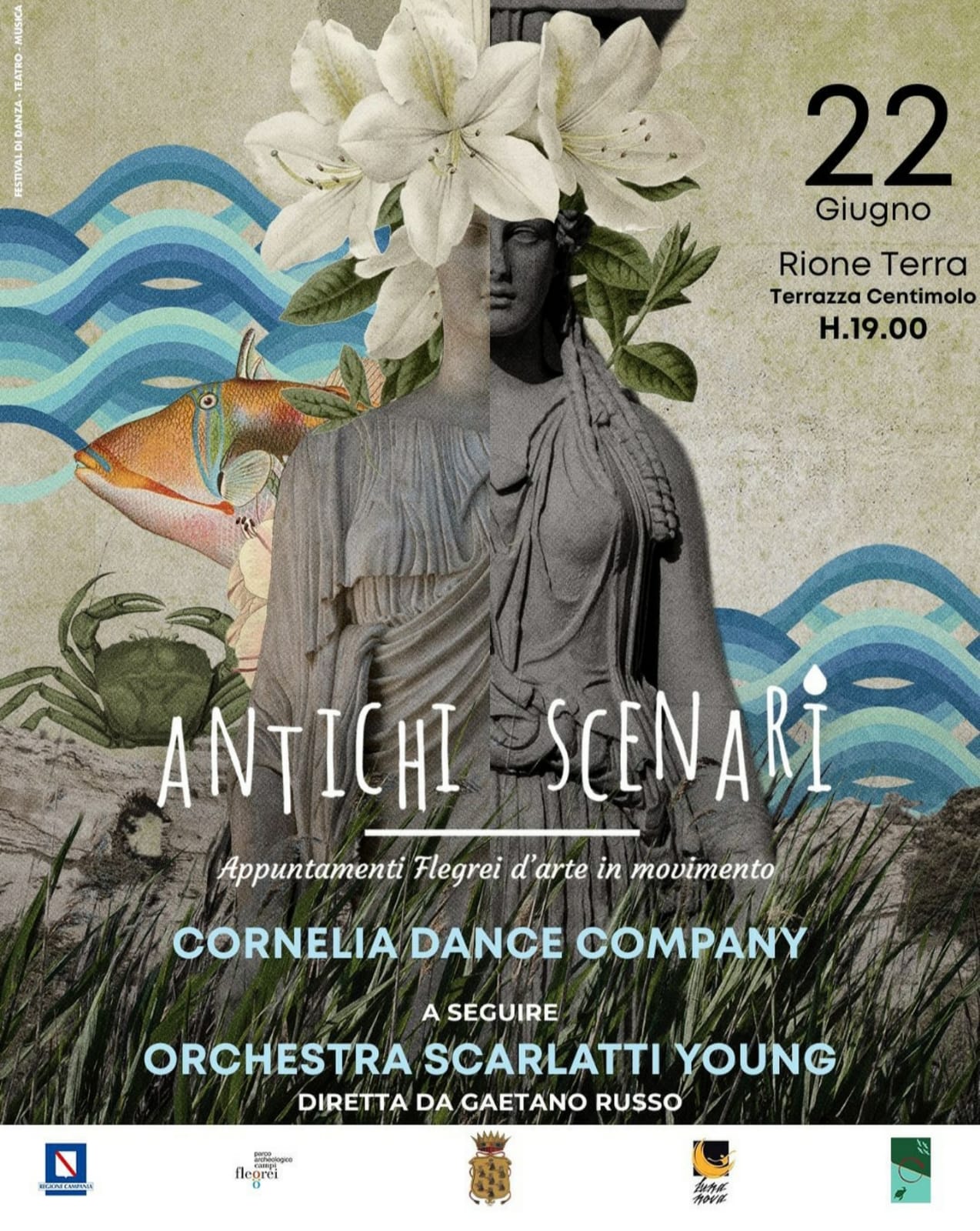 AL VIA LA VII EDIZIONE DI ANTICHI SCENARI – APPUNTAMENTI FLEGREI D’ARTE IN MOVIMENTO
