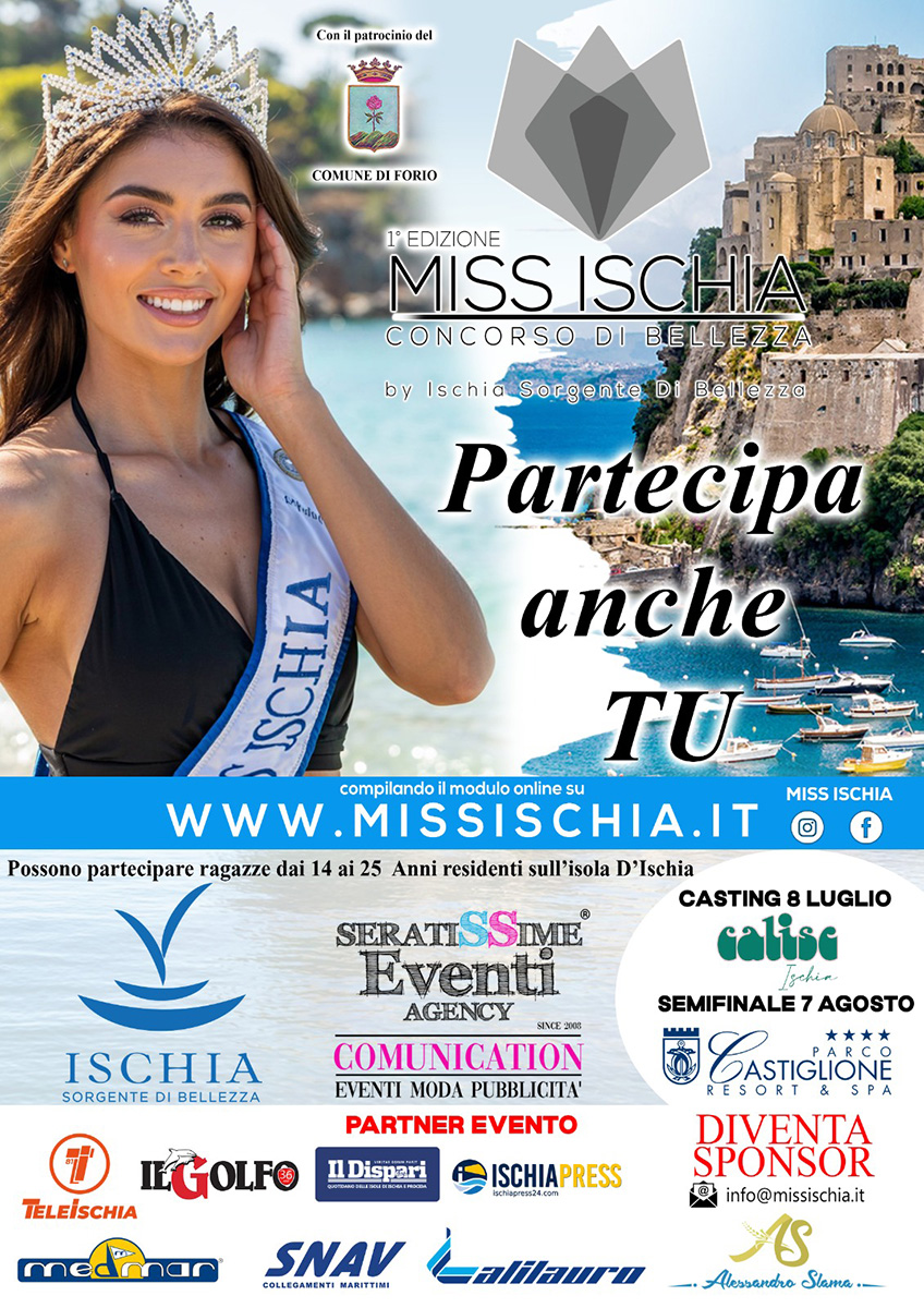 AL VIA I CASTING PER “MISS ISCHIA” PRESSO LO STORICO BAR CALISE DI ISCHIA