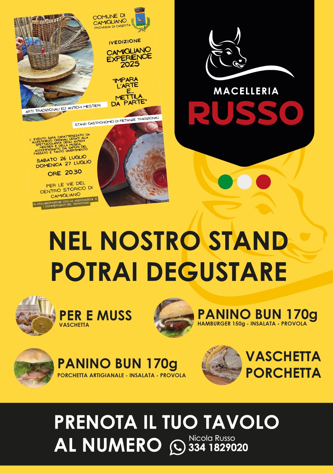 LA PORCHETTA TARGATA MACELLERIA RUSSO AL CAMIGLIANO EXPERIENCE 2025