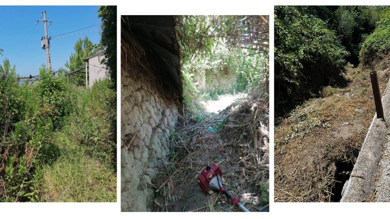 AVVIATI I LAVORI AL SENTIERO PIELLERO SANTA MARIA AL MONTE