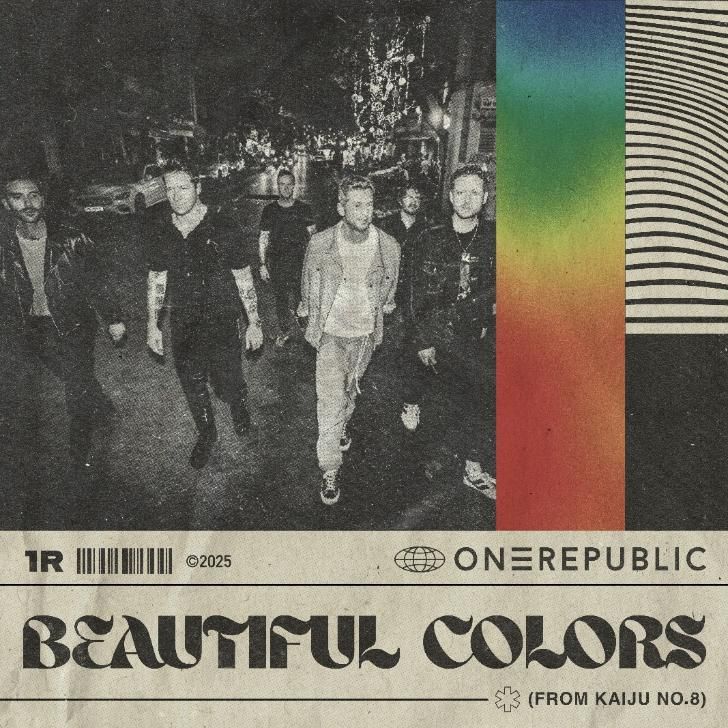 OGGI ESCE IN DIGITALE IL NUOVO BRANO “BEAUTIFUL COLORS (FROM KAIJU NO.8)” DI ONEREPUBLIC