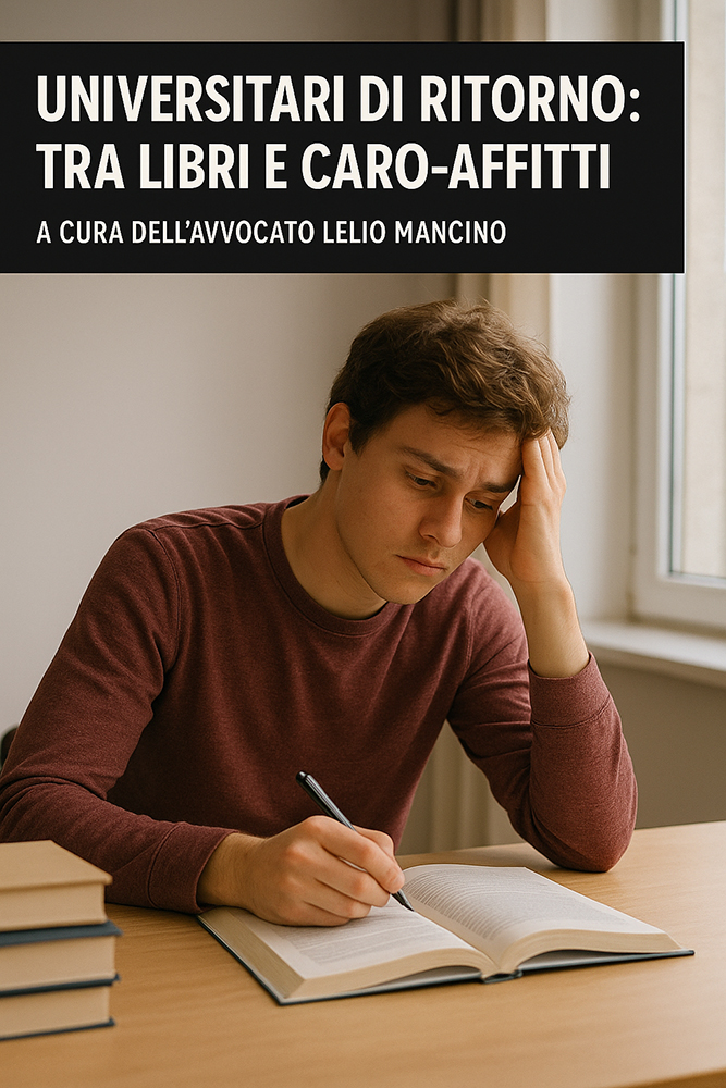 UNIVERSITARI DI RITORNO: TRA LIBRI E CARO-AFFITTI