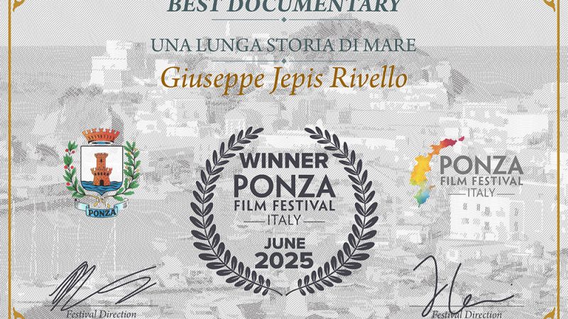 “UNA LUNGA STORIA DI MARE”: IL FILM SU AGOSTINO LAURO È IL MIGLIOR DOCUMENTARIO AL PONZA FILM FESTIVAL