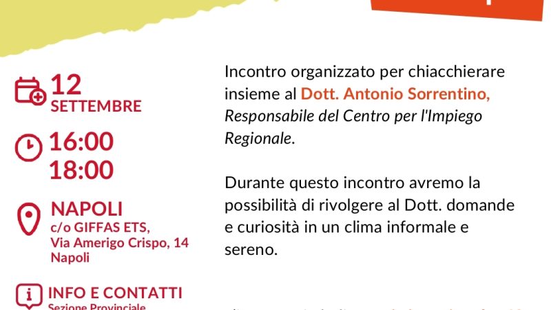 AISM ORGANIZZA UN INCONTRO CON I GIOVANI