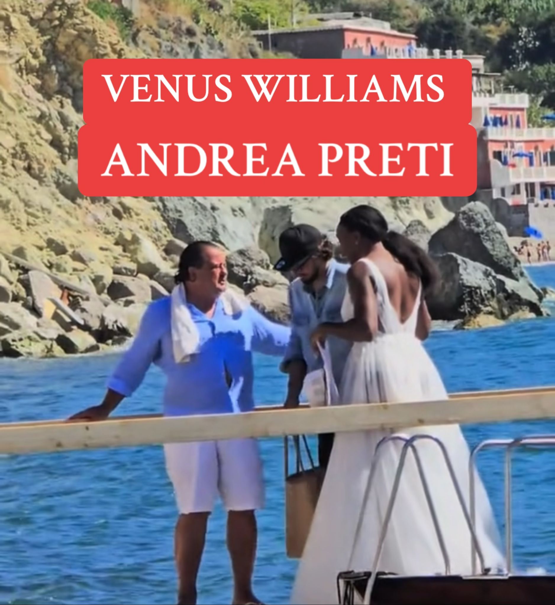 PIOGGIA DI SOLDI PER IL MATRIMONIO DI VENUS WILLIAMS A ISCHIA. UN INDOTTO DA CIRCA 7 MILIONI DI EURO