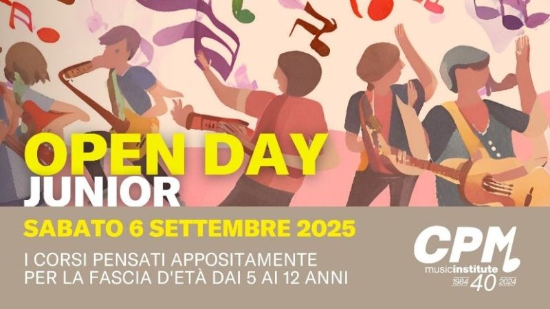 IL CPM MUSIC INSTITUTE MILANO APRE LE PORTE PER FAR CONOSCERE I CORSI DELLA SCUOLA DI MUSICA DI FRANCO MUSSIDA