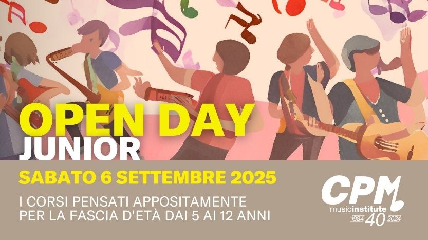IL CPM MUSIC INSTITUTE MILANO APRE LE PORTE PER FAR CONOSCERE I CORSI DELLA SCUOLA DI MUSICA DI FRANCO MUSSIDA