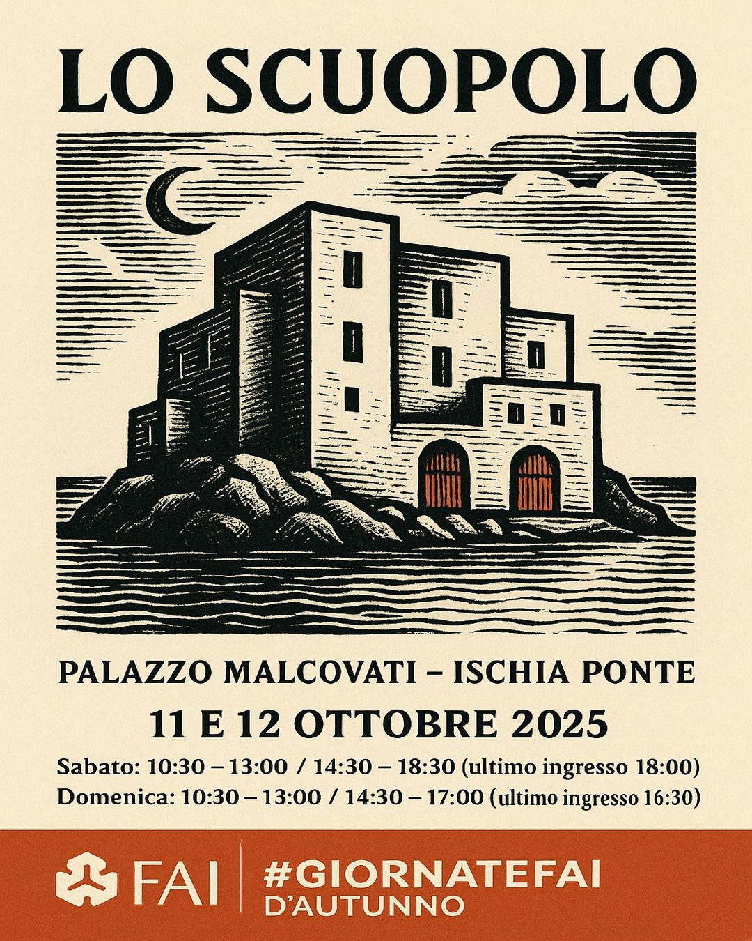 È UFFICIALE! GIORNATE FAI D’AUTUNNO A PALAZZO MALCOVATI ISCHIA PONTE