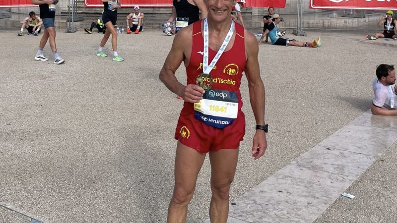 FORTI E VELOCI, A LISBONA MICHELANGELO DI MAIO CONCLUDE LA SUA 31MA MARATONA