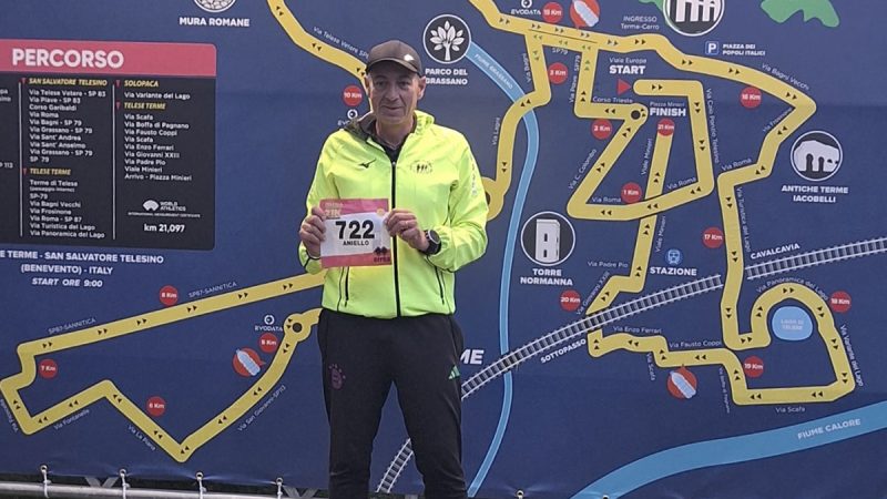 FORTI E VELOCI PRESENTI ALLA 18^ TELESIA HALF MARATHON CON ANIELLO DEL DEO
