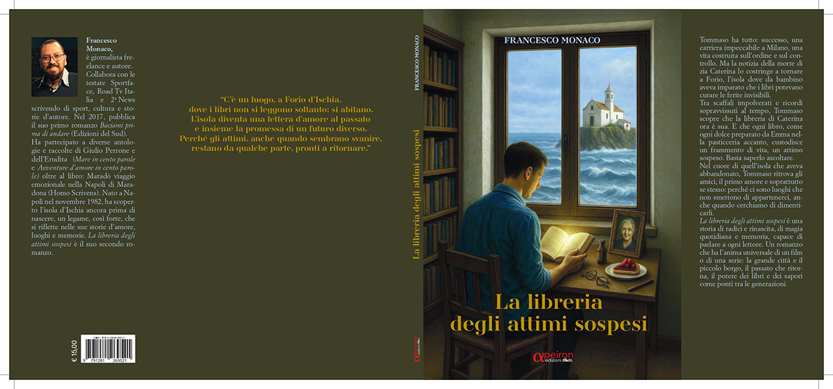 FORIO, DOVE I LIBRI CURANO E IL MARE TRATTIENE: IL REALISMO MAGICO DE La libreria degli attimi sospesi DI FRANCESCO MONACO