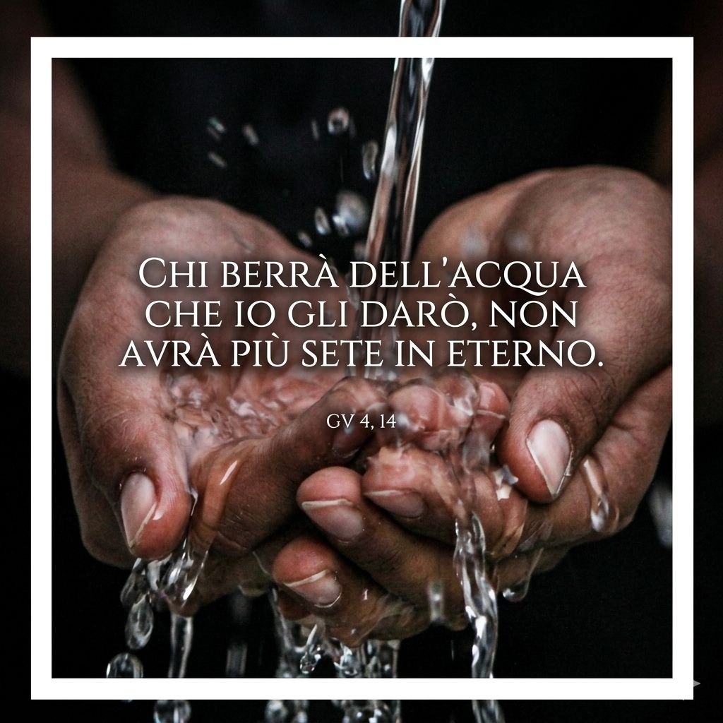 “SE TU CONOSCESSI IL DONO DI DIO…”