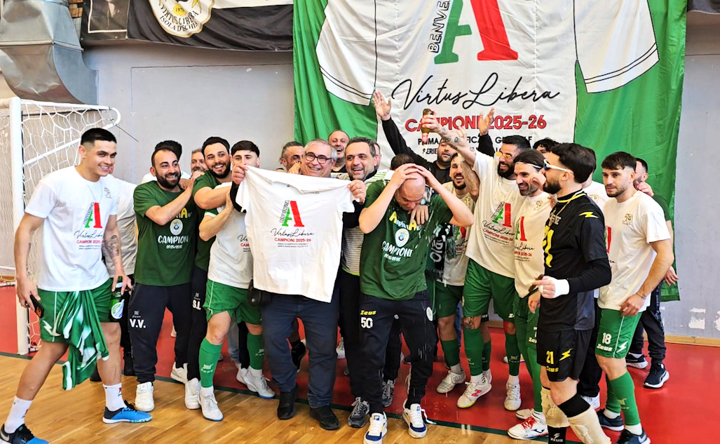 CALCIO A 5: ISOLA D’ISCHIA IN FESTA PER LA PROMOZIONE DELLA VIRTUS LIBERA IN SERIE A2