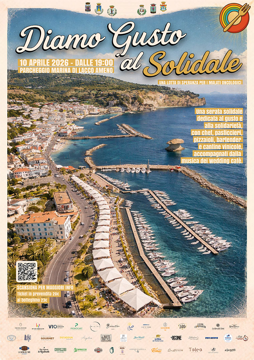 “DIAMO GUSTO AL SOLIDALE”, IN PROGRAMMA A ISCHIA L’EDIZIONE 2026