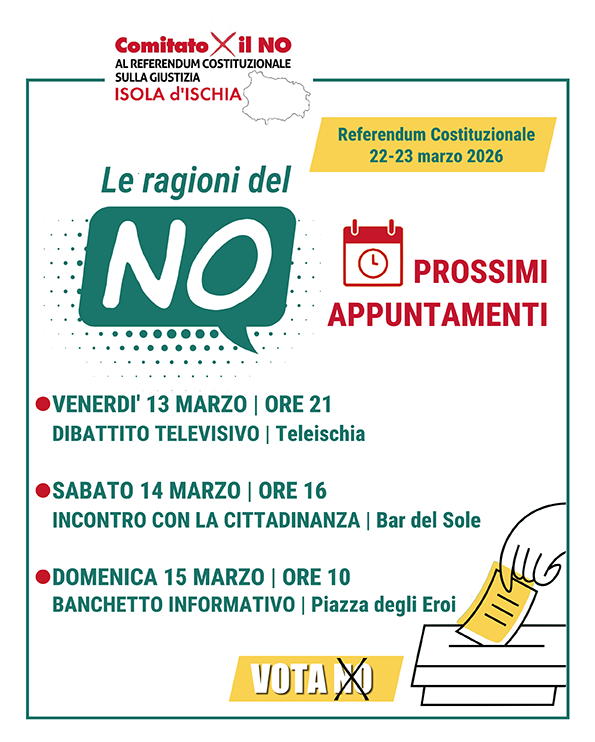REFERENDUM 2026. FRONTE DEL NO