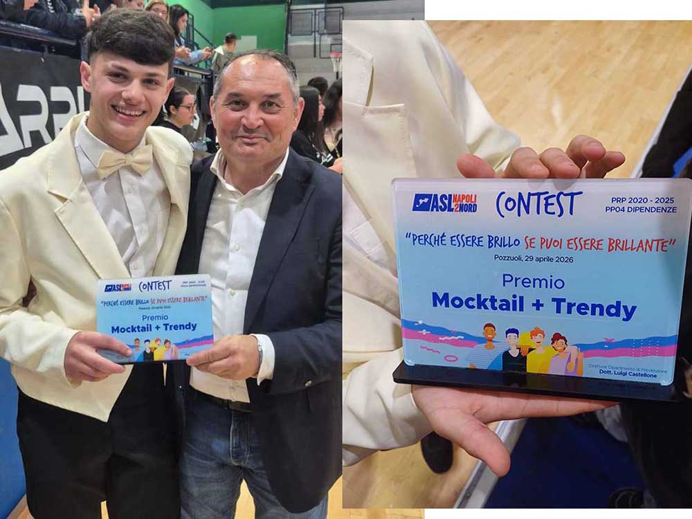 ARTURO MAZZELLA DEL TELESE VINCE IL CONCORSO DELL’ASL “PERCHÈ ESSERE BRILLO SE PUOI ESSERE BRILLANTE”