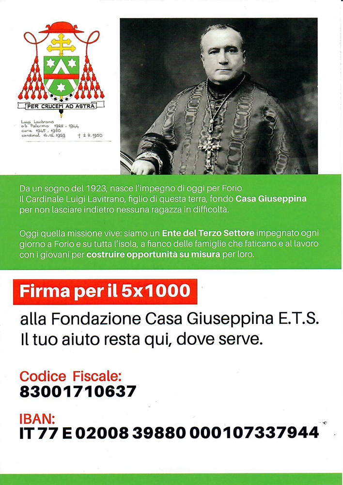IL CARDINALE LUIGI LAVITRANO CREDEVA NEI GIOVANI. NOI CREDIAMO NELL’ORATORIO