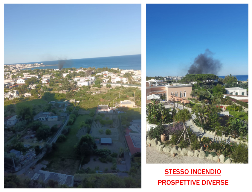 AUTO IN FIAMME QUESTA MATTINA A FORIO