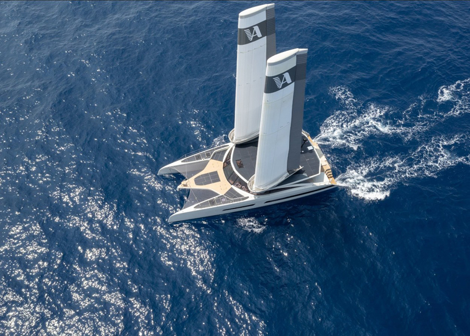 IL COMUNE DI ISCHIA A BORDO DEL GANANY, IL CATAMARANO GREEN CHE STUDIA LA POSIDONIA