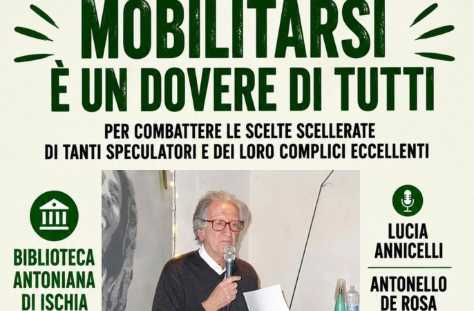 FRONTE UNITO PER L’AMBIENTALISMO SULL’ISOLA D’ISCHIA PRESENTA IL LIBRO DI NICOLA LAMONICA