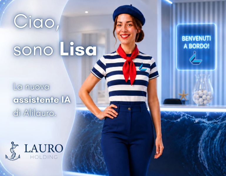 ALILAURO, ARRIVA LISA: È L’ASSISTENTE VIRTUALE NATA DALL’INTELLIGENZA ARTIFICIALE