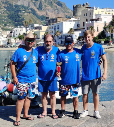 ISCHIA. TERZO POSTO PER L’A.S.D. VESUVIO FISHING CLUB ALLA PRIMA PROVA DEL CAMPIONATO PROVINCIALE DI TRAINA D’ALTURA