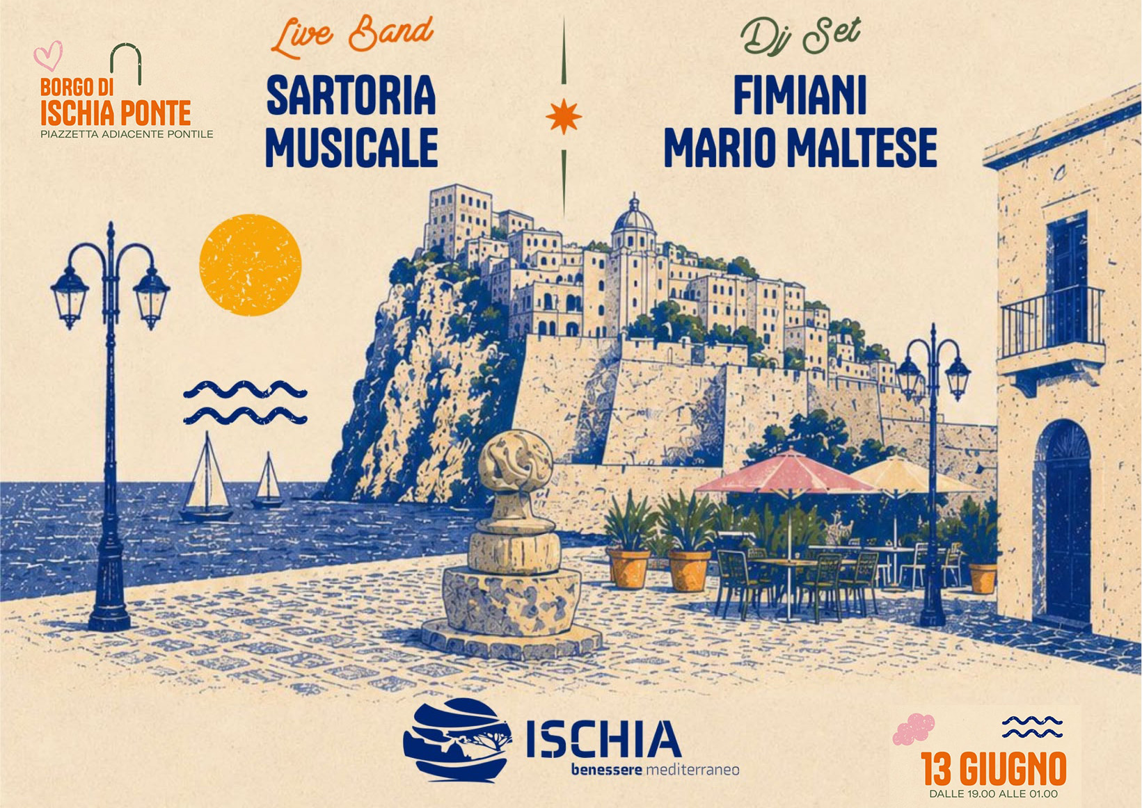 AUTOCTON GARDEN, SABATO 13 GIUGNO MUSICA DAL VIVO E DJ SET A ISCHIA PONTE