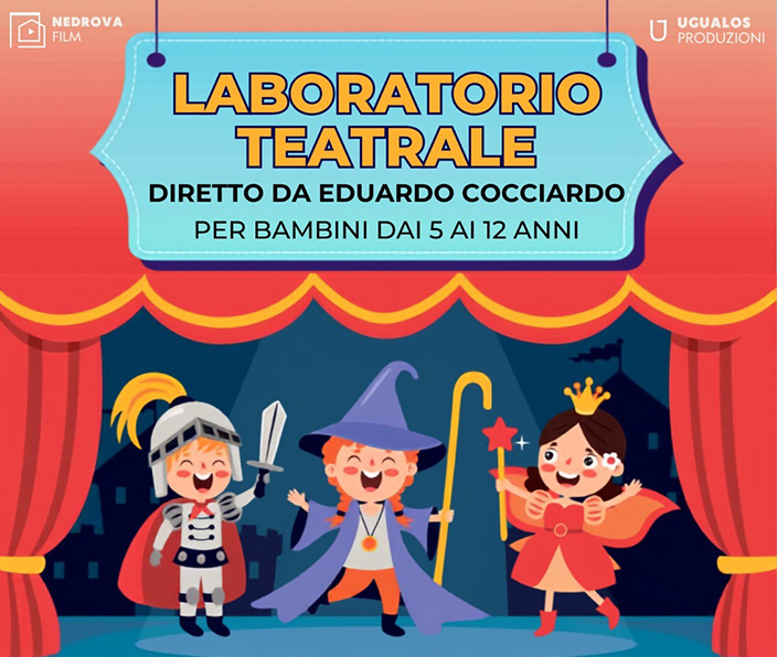 LABORATORIO TEATRALE A FORIO PER BAMBINI DAI 5 AI 12 ANNI DIRETTO DAL REGISTA EDUARDO COCCIARDO