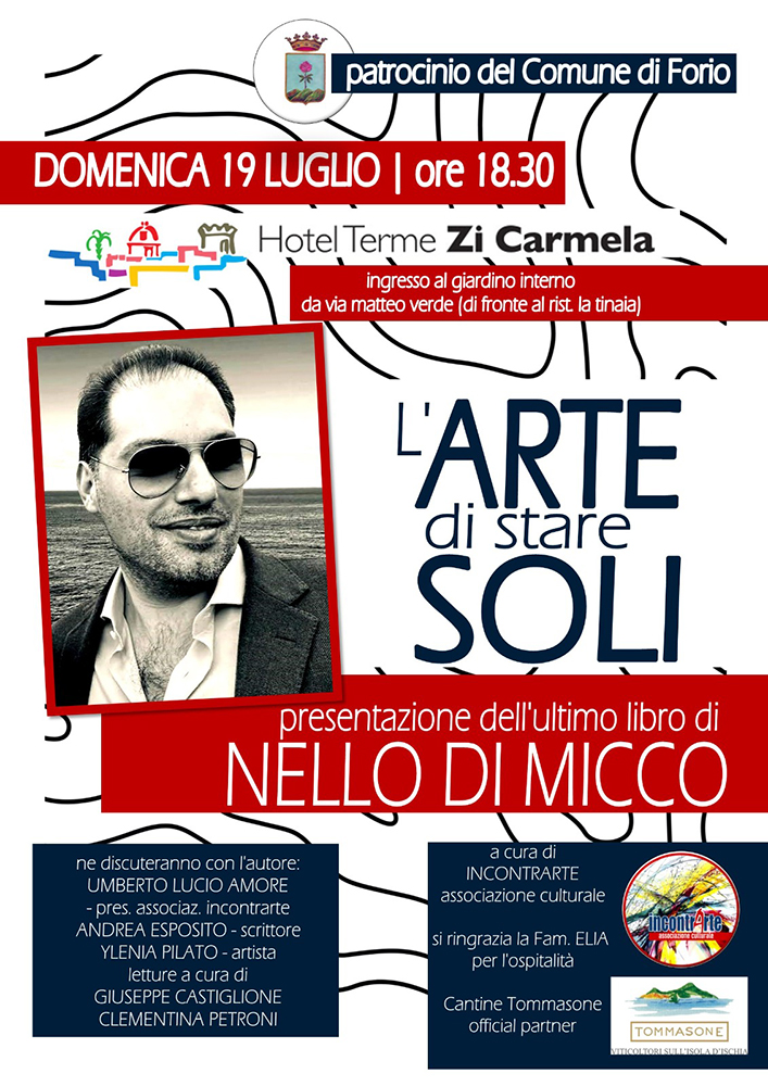 PRESENTAZIONE DEL LIBRO DI NELLO DI MICCO: “L’ARTE DI STARE DA SOLI”