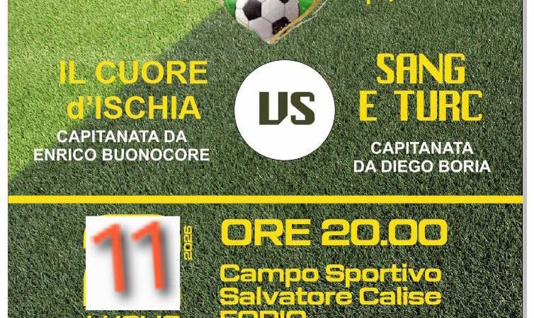 ALLO STADIO CALISE DI FORIO LA PARTITA DEL CUORE, UNA COMPETIZIONE DAL SAPORE SOLIDALE