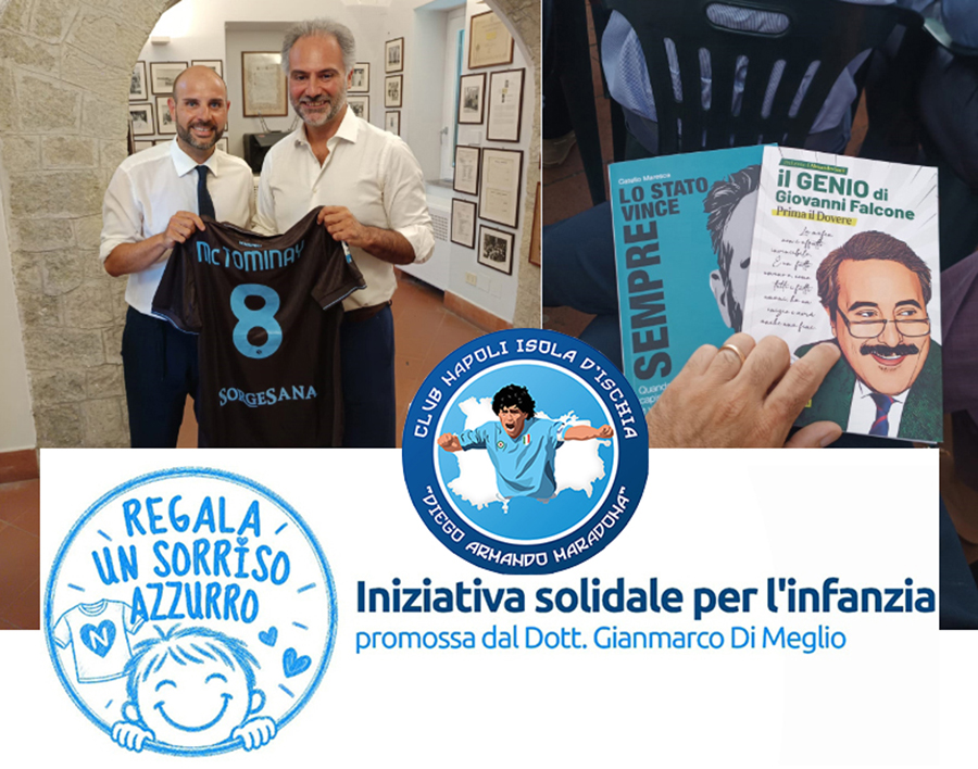 CLUB NAPOLI ISOLA D’ISCHIA: IL FUTURO SI COSTRUISCE CON LA LEGALITÀ E UN SORRISO