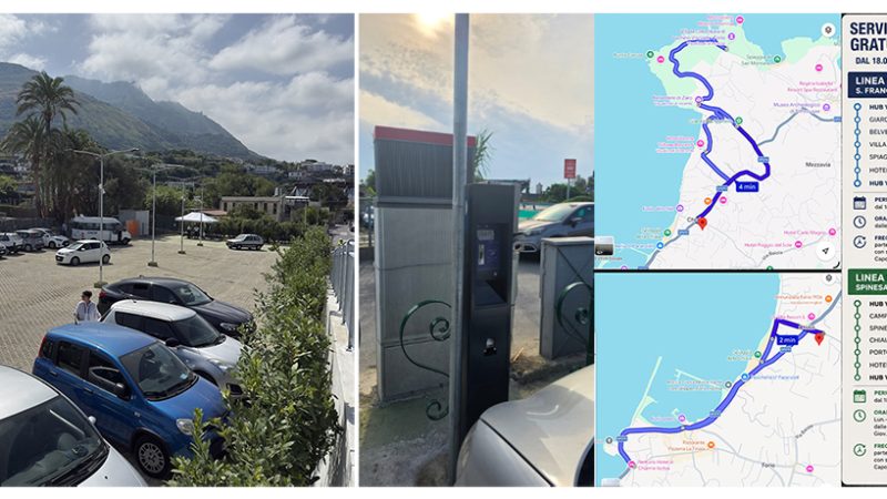 HUB FORIO: PARCHEGGIO GRATUITO MA SOLO PER OTTO ORE AL GIORNO