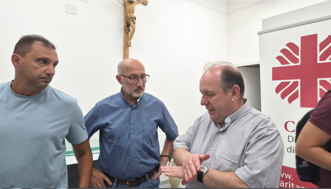 A POZZUOLI VISITA DI DON MARCO PAGNIELLO, DIRETTORE DI CARITAS ITALIANA