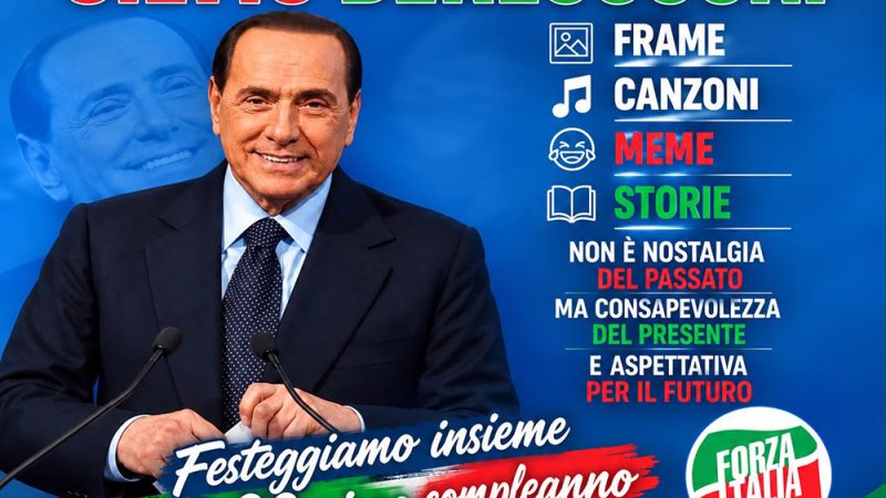 FORZA ITALIA, IL 29 SETTEMBRE A NAPOLI “LA SECONDA GIOVINEZZA DI SILVIO BERLUSCONI”