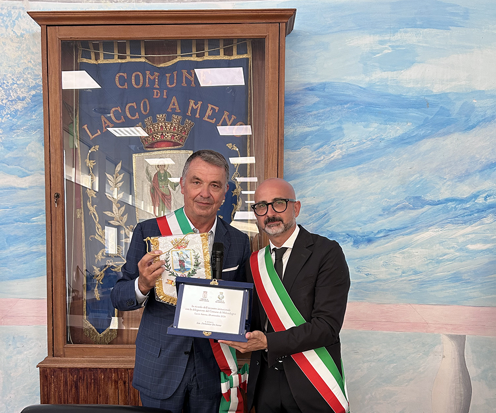 LACCO AMENO INCONTRA MELENDUGNO, COMUNE DEL SALENTO: NUOVE RELAZIONI TRA TERRITORI, NEL SEGNO DI UN POSSIBILE GEMELLAGGIO